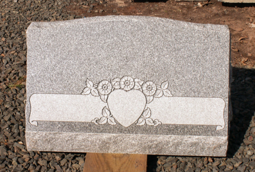 Slanted Face Marker - Headstone